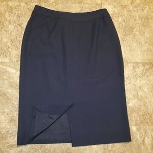 Ann Taylor LOFT Dark blue pencil skirt